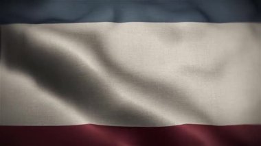 Kırım Dalgalı Bayrağı Rüzgarda 