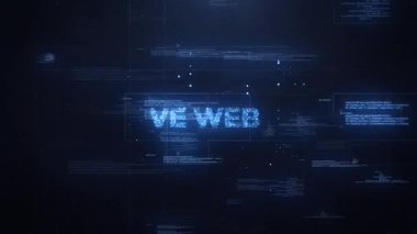  Dinamik Teknoloji Arkaplanı Üzerine Uyarlamalı Web Tasarımı Kelimesi