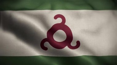 Yavaş Hareket Eden Rüzgarda Dalgalı Bayrak Resmi Bayrak