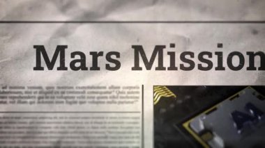 Mars görevi Dijital Gazetede Başlık