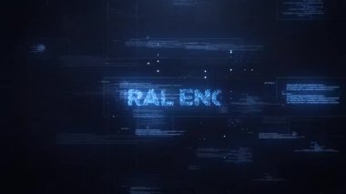 Sinir Motoru Sözcüğü Dinamik Teknoloji Arkaplanı