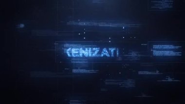 Dinamik Teknoloji Arkaplanı Tokenization Word