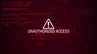 Arka plan V02 'nin hacklenmesi ile ilgili yetkisiz Erişim Uyarı Metni