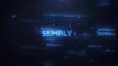 Websembly (WASM) Dinamik Teknoloji Arkaplanı Sözcüğü