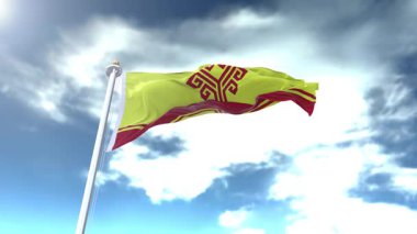 Chuvashia Bayrak Döngüsü 4K