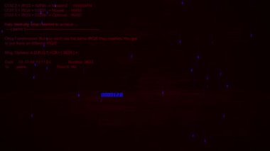 Arıza Uyarısı ve arkaplan hackleme ekranındaki hata