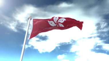 Hong Kong Bayrak Döngüsü 4K