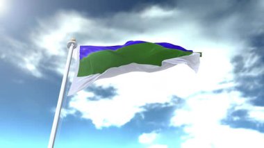  Komi Bayrak Döngüsü 4K 