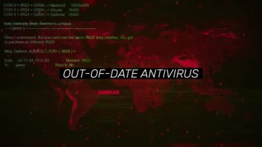 Arkaplan hackleme konusunda modası geçmiş antivirüs Uyarı Metni