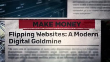  Web siteleri Çeviriliyor Bir Modern Dijital Altın Madeni Başlığı Gazetede