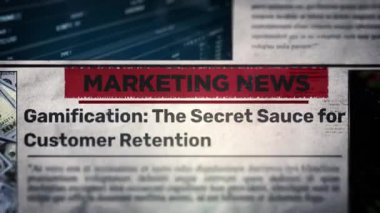 Gamification Müşteri Saklama Başlığı Gizli Sosu Gazetede Başlık