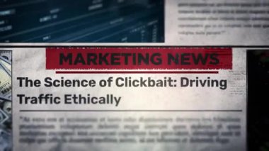 Tıklama Yemi Sürücü Trafiği Manşet Başlığı Gazetede