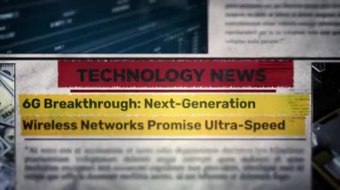 6G Yenilenme Yeni Nesil Kablosuz Ağları Ultra-Hızlı yeni gazete başlığı sözü verdi