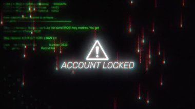 Hesap Kilitli hackleme arkaplan ekranı