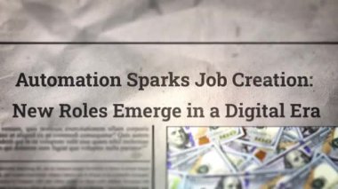 Otomasyon İş Oluşturma Yeni Roller Dijital Çağ 'da yeni gazete başlıklarında ortaya çıktı