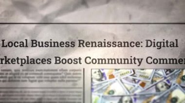 Yerel İş Rönesansı Dijital Pazarlar Topluluk Ticaretini Artırdı Yeni gazete başlıkları