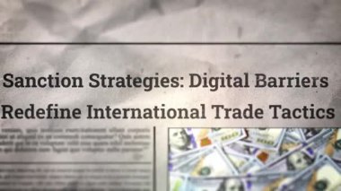 Yaptırım Stratejileri Dijital Engeller Uluslararası Ticaret Taktikleri 'nin yeniden düzenlemesi Yeni gazete başlığı