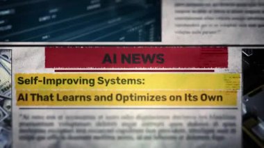 Kendi Kendini Geliştiren Sistemler Yapay Zeka Yeni gazete başlıklarında Öğreniyor ve İyimserleştiriyor