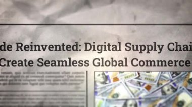 Yeniden İcat Edilen Dijital Tedarik Zincirleri Kusursuz Küresel Ticaret Oluştur Yeni Gazete Başlığı