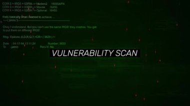 Arkaplan hackleme ekranındaki İncinebilirlik Taraması Metni