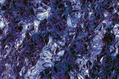 Holografik yanardöner metal folyo. Gerçek Hologram o arka plan