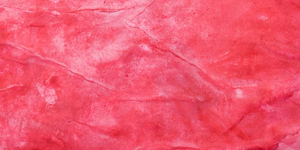 Fondo rojo gouache, pintura aplicada de manera desigual sobre papel —  Fotos de Stock