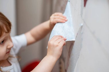 çocuk duvar kağıdı, duvar kağıdı duvardan kaldırma kapalı gözyaşları,