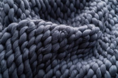 Merinos yün el yapımı örgü büyük battaniye, süper tıknaz iplik, t
