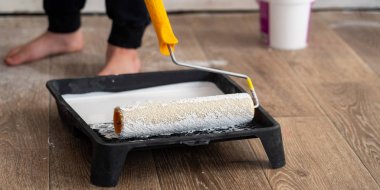 çocuk özel bir tepsi Kuveyt bir rulo boya dışarı rulo. finishi