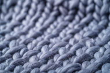 Merinos yün el yapımı örgü büyük battaniye, süper tıknaz iplik, t