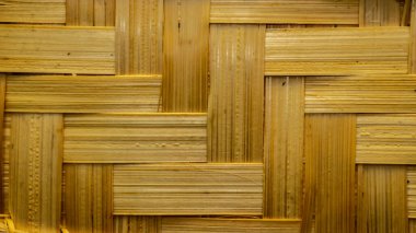 Dokuma Bambu El Yapımının Tam Çerçevesi