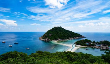 güzel Adası Nangyuan Island, Tayland, yaz tatili .