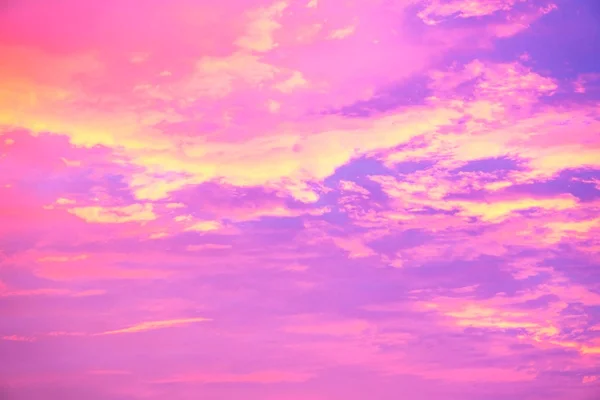 Красочное Небо Сумерки После Заката Облаками Заднего Плана — стоковое фото