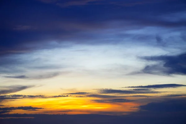 Colorful Sky Twilight Sky Sunset Cloudsfor Background — Stock Photo, Image