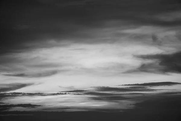 Cielo Blanco Negro Con Nube Fondo Dramático — Foto de Stock