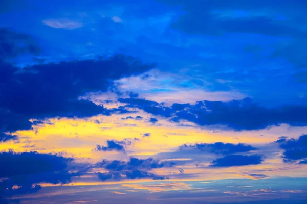 Colorful Sky Twilight Sky Sunset Cloudsfor Background — Stock Photo, Image
