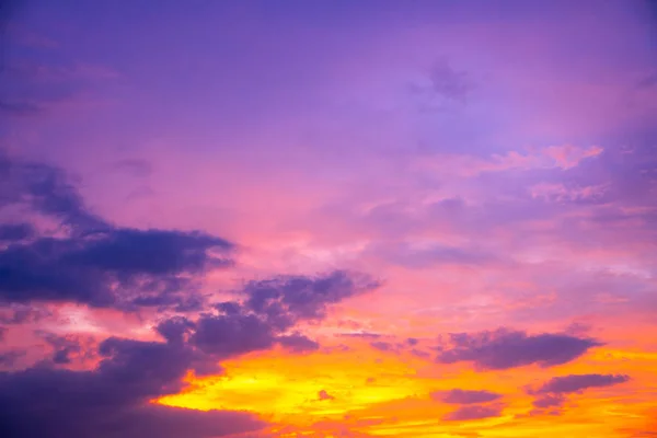 Colorful Sky Twilight Sky Sunset Cloudsfor Background — Stock Photo, Image