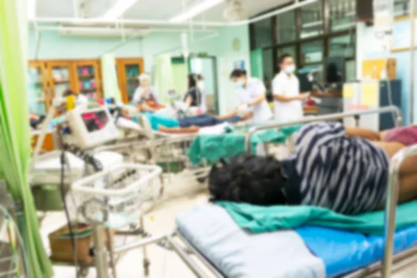 Sfocatura Astratta Ospedale Medico Infermiere Stanno Lavorando Ospedale — Foto Stock