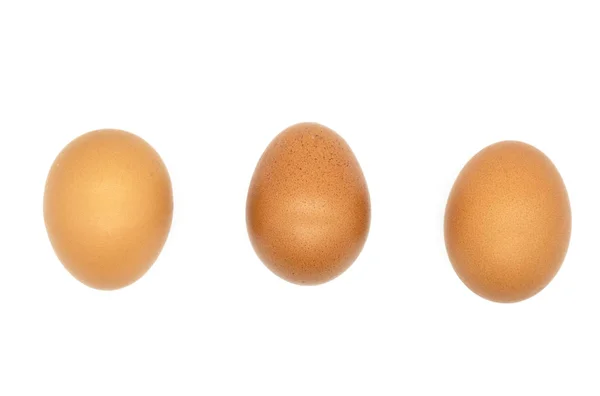 Uovo Primo Piano Isolato Uno Sfondo Bianco File Con Percorso — Foto Stock