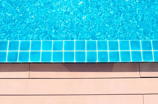 Hermosa Piscina Azul Para Fondo — Foto de Stock