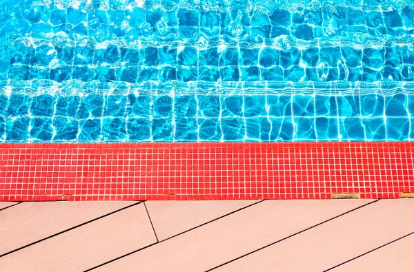 Hermosa Piscina Azul Para Fondo — Foto de Stock