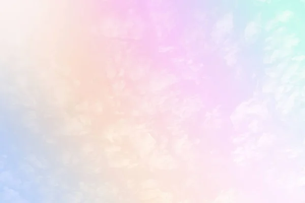 Bel Cielo Colorato Pastello Con Nuvole Bianche Sfondo Sfondo — Foto Stock