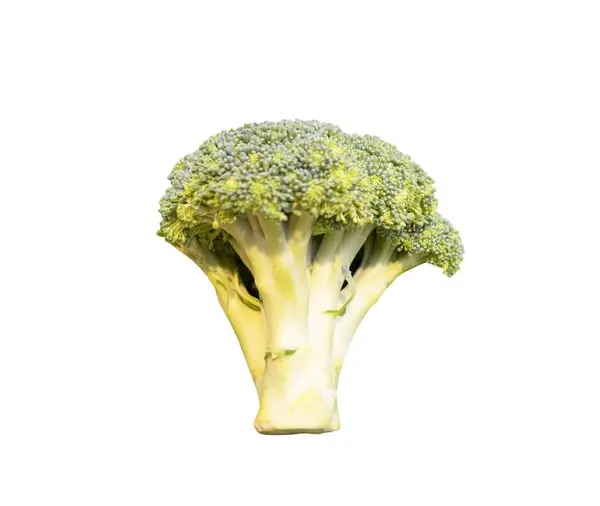 Broccoli Isolated White Background File Clipping Path — Stock Photo, Image