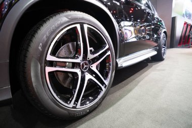 Bangkok, Tayland-Nisan 06, 2019: Mercedes Benz bölgesi, gösterdi 40 TH Bangkok Uluslararası motor show 'da 2019 Nisan 'da 06, 2019 Bangkok, Tayland.