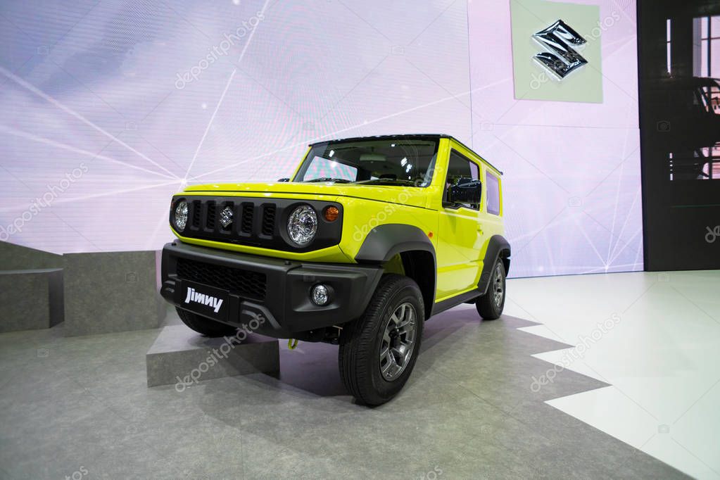 Bangkok, Thailand - April 06, 2019:  suzuki zone, showed in 40 th Bangkok International Motor Show 2019 on April 06, 2019 in Bangkok, Thailand.