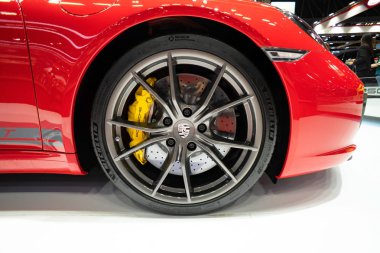 Bangkok, Tayland-Nisan 06, 2019: Porsche Zone, gösterdi 40 TH Bangkok Uluslararası motor show 'da 2019 Nisan 'da 06, 2019 içinde Bangkok, Tayland.