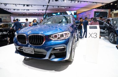 Bangkok, Tayland-Nisan 06, 2019: BMW Zone, gösterdi 40 TH Bangkok Uluslararası motor show 'da 2019 Nisan 'da 06, 2019 Bangkok, Tayland.