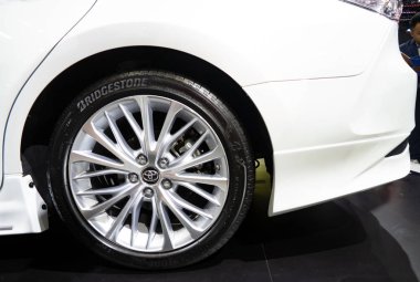 Bangkok, Tayland-Nisan 06, 2019: Toyota Zone, gösterdi 40 TH Bangkok Uluslararası motor show 'da 2019 Nisan 'da 06, 2019 Bangkok, Tayland.