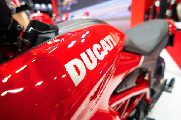 2019年4月6日 Ducati摩托车展区 2019年4月6日在泰国曼谷举行的第40届曼谷国际车展上展出 — 图库照片