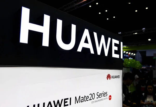 Bangkok Tailandia Junio 2019 Thailand Mobile Expo 2019 Huawei Zone — Foto de Stock